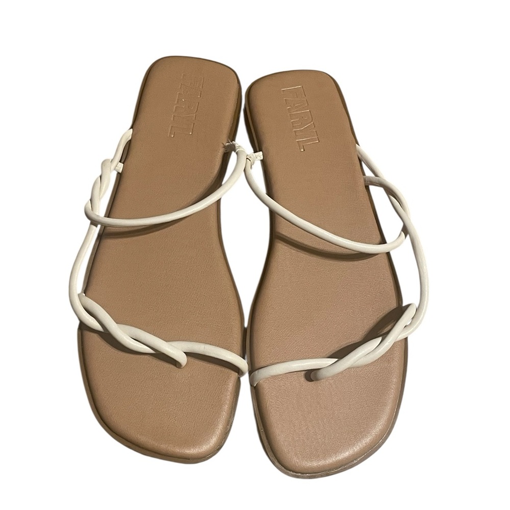 Farylrobin Quinton Sandals, Bone, Size 8.5, EUC